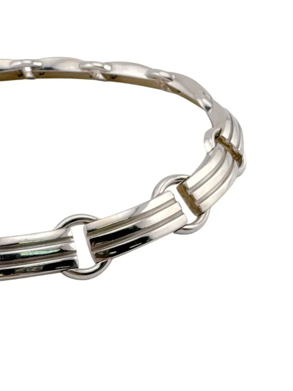 Tiffany & Co Atlas Groove Link Necklace